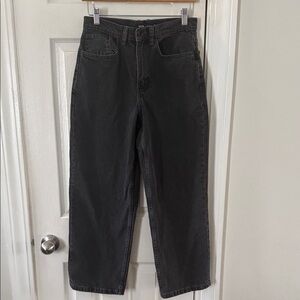 Vans Check-5 Women's Black Wide-Leg Jeans